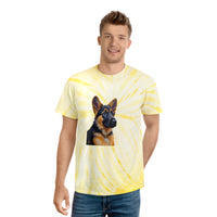 German Shepherd Puppy Classic Tie-Dye Tee, Cyclone