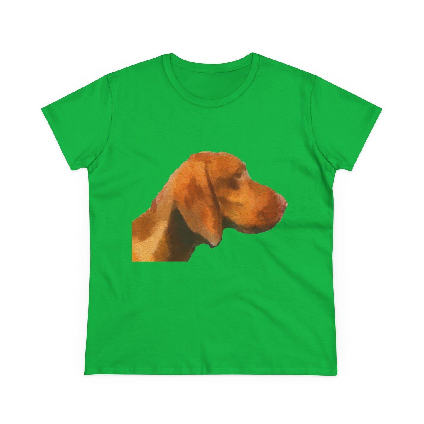 Hungarian Vizsla 'Bela' Women's Midweight Cotton Tee