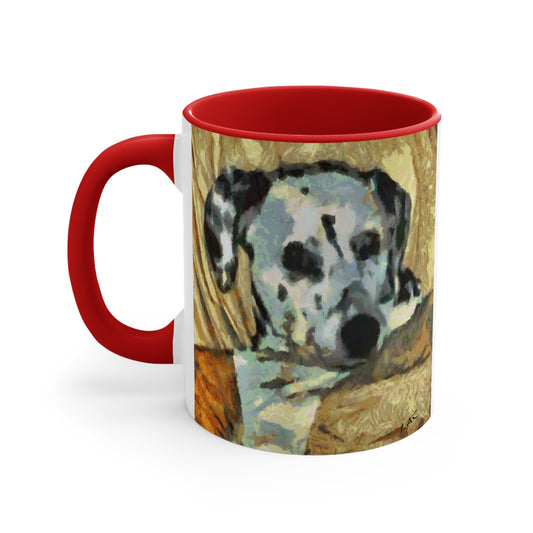 Dalmatian - Spots of Picasso 11oz Ceramic Accent Mug