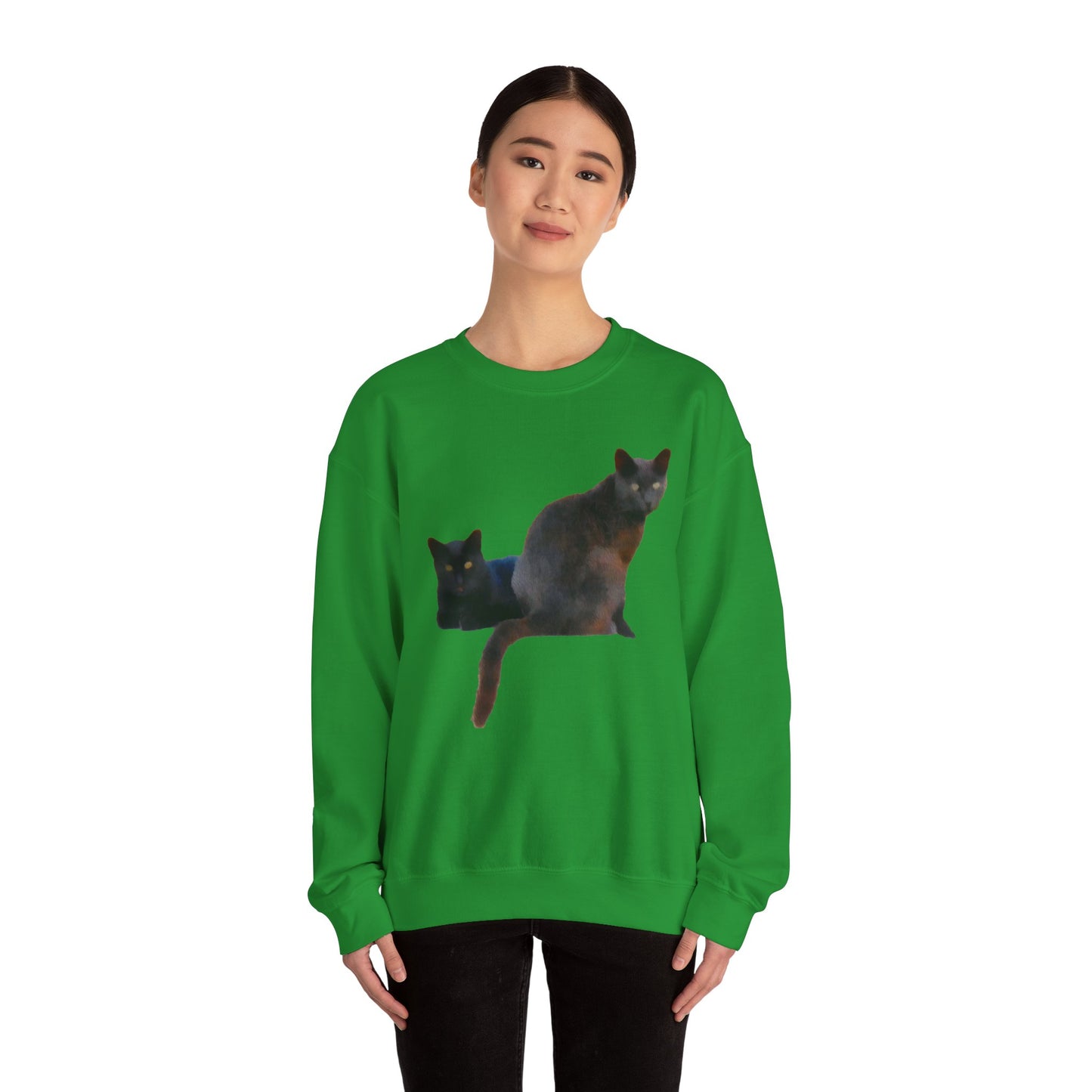 Cats 'SIfnos Sisters' Unisex 50/50 Crewneck Sweatshirt