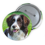 Curly-Coated Retriever Meal Pinback Button