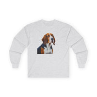 American English Coonhound Classic  Cotton Long Sleeve Tee