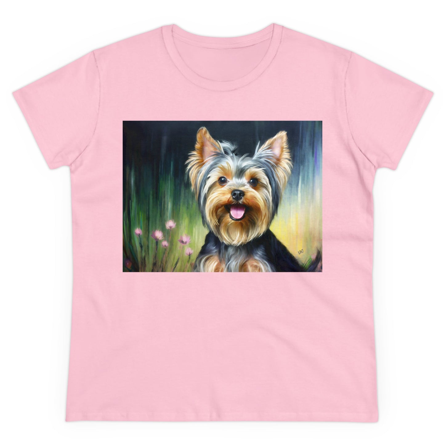 Yorkie #3 Women's Midweight Cotton Tee
