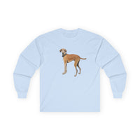 Sloughi - Arabian Greyhound - Unisex Classic Cotton Long Sleeve Tee