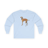 Sloughi - Arabian Greyhound - Unisex Classic Cotton Long Sleeve Tee