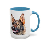 German Shepherd 'Hans' Accent Coffee Mug, 2 sizes