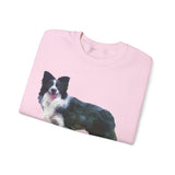 Border Collie 'Andrew' Unisex Crewneck Sweatshirt