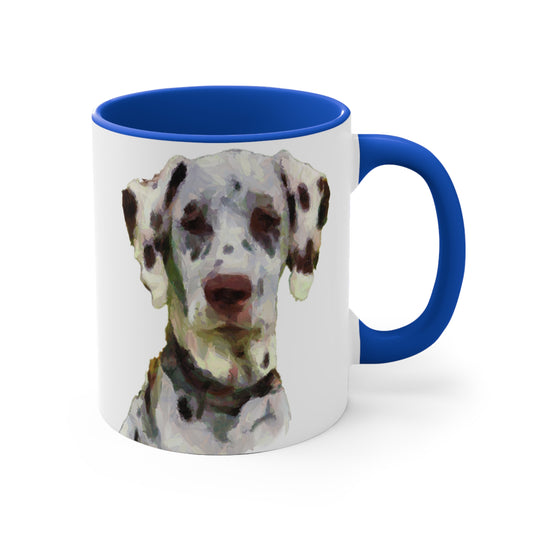 Dalmatian 'Impressionism' Accent Coffee Mug, 11oz