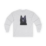 Schipperke #2  --  Unisex Classic Cotton Long Sleeve Tee