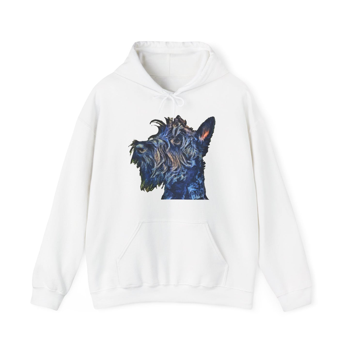 Scottish Terrier 'Scotie' Unisex 50/50 Hooded Sweatshirt