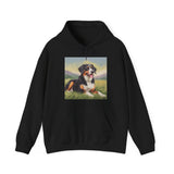 Entlebucher Mountain Dog 50/50 Hooded Sweatshirt