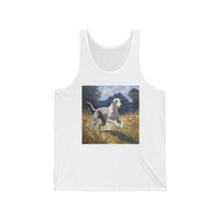 Whippet Unisex Jersey Tank: Comfort Meets Playfulness