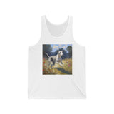 Whippet Unisex Jersey Tank: Comfort Meets Playfulness