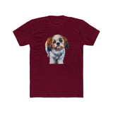 Shih-Tzu Men's Fitted Cotton Crew Tee