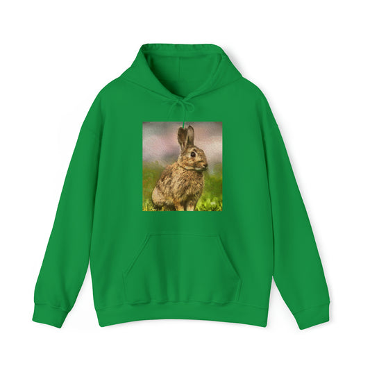 Rabbit 'Clover' - Unisex 50/50 Hoodie