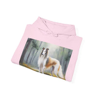 Borzoi 'Russian Wolfhound' Unisex Hooded Sweatshirt