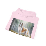 Borzoi 'Russian Wolfhound' Unisex Hooded Sweatshirt