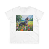 Bluetick Coonhound Women's Midweight Cotton Tee