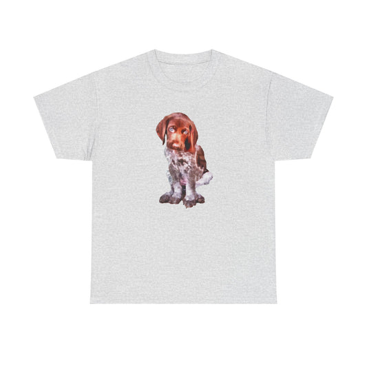 German Shorthaired Pointer 'Benny' Unisex Heavy Cotton Tee