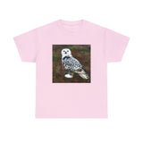 Snowy White Owl Unisex Heavy Cotton Tee