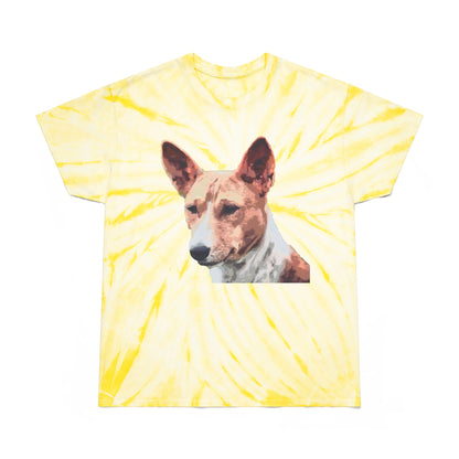 Basenji Unisex Cotton Tie-Dye Tee, Cyclone