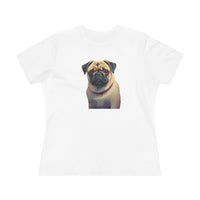 Pug - Women's Relaxed Fit Cotton Tee