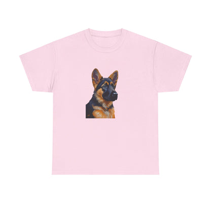 German Shepherd Puppy  Classic Heavy Cotton Tee
