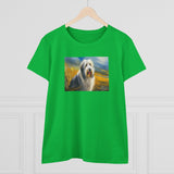 Old English Sheepdog Women's Midweight Cotton Tee