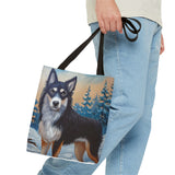 Lapponian Herder - Polyester Tote Bag (AOP)