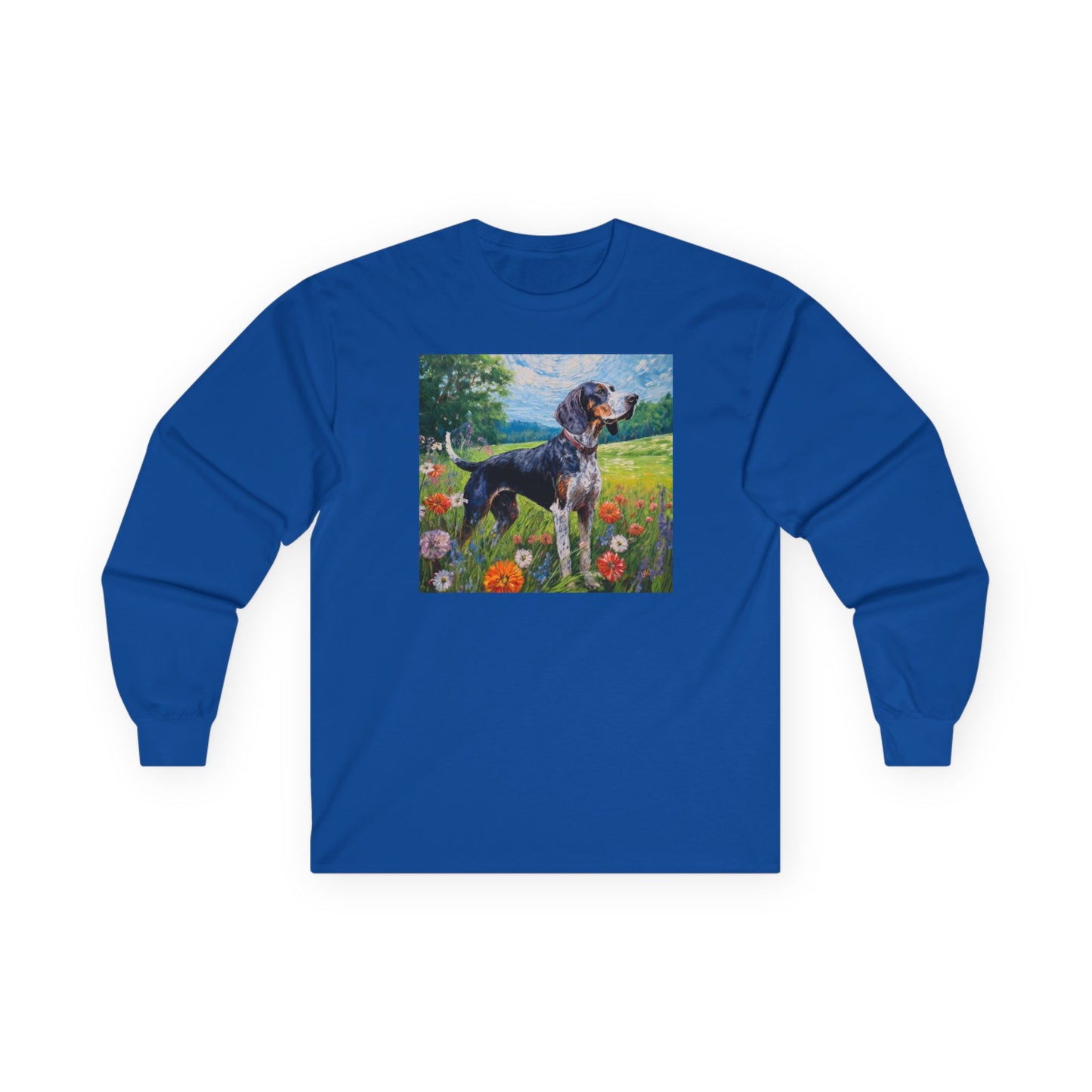 Bluetick Coonhound Unisex Classic Cotton Long Sleeve Tee