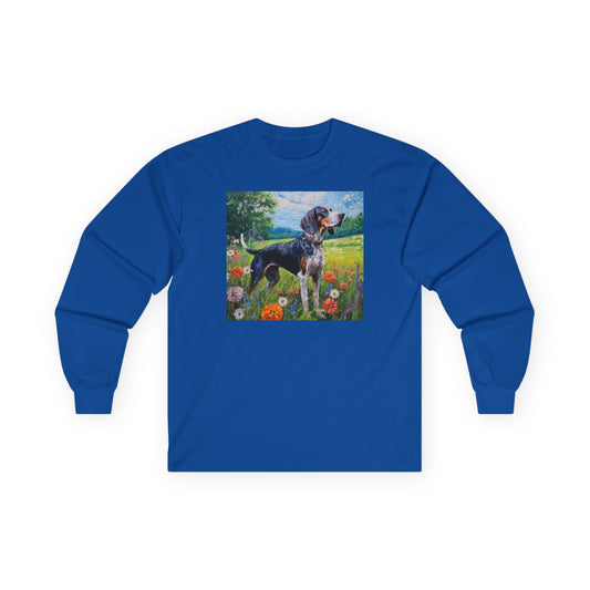 Bluetick Coonhound Unisex Classic Cotton Long Sleeve Tee