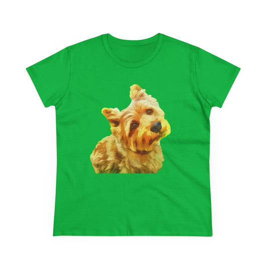 Norwich Terrier Women's Midweight Cotton Tee