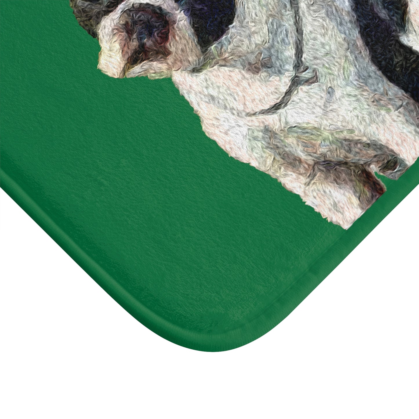Luxurious Boston Terriers 'Skipper & Dee Dee' Bathroom Rug Mat
