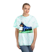 Doberman Pinscher Classic Tie-Dye Cotton Tee, Cyclone