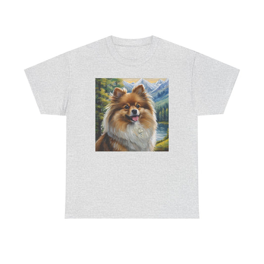 German Spitz Unisex Heavy Cotton Tee