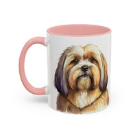 Lhasa Apso Accent Coffee Mug - 2 Sizes