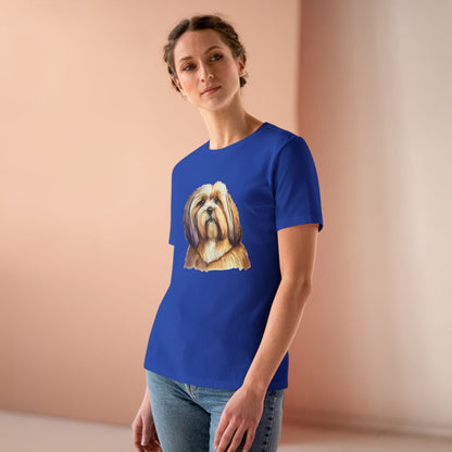 Lhasa Apso Women's Relaxed Fit Cotton Tee