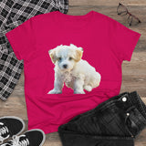 Bichon Frise Women's Midweight Cotton Tee