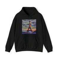Eiffel Tower Sunset - Unisex 50/50 Hoodie