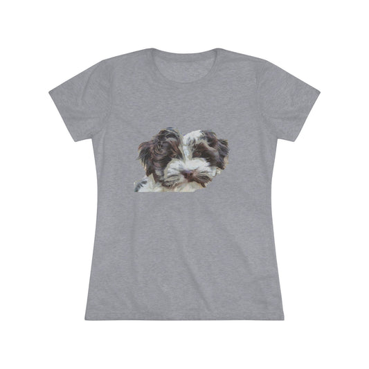Havanese 'Fideo' Women's Slim Fit Triblend Tee