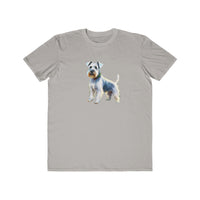 White Schnauzer Men's Lightweight Fashion Tee