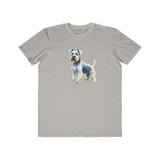 White Schnauzer Men's Lightweight Fashion Tee