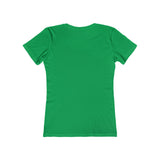 Dachshund  'Daisy' Women's Slim Fit Ringspun Cotton T-Shirt