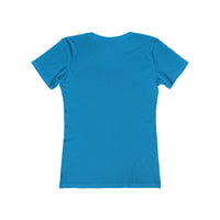 Dachshund  'Daisy' Women's Slim Fit Ringspun Cotton T-Shirt