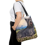 Skye Terrier Polyester Tote Bag (AOP)