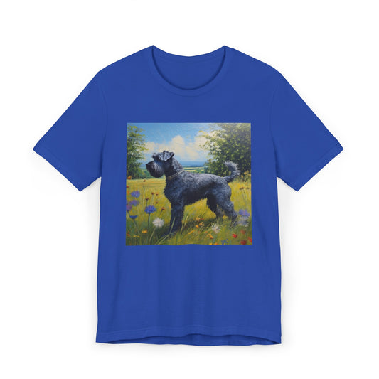 "Charming Kerry Blue Terrier Unisex Lightweight Jersey T-Shirt"