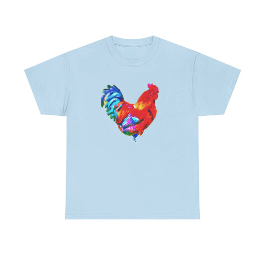Rooster 'Craw' Unisex Heavy Cotton Tee