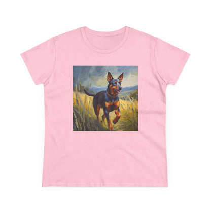 Lancashire Heeler Women's Midweight Cotton Tee