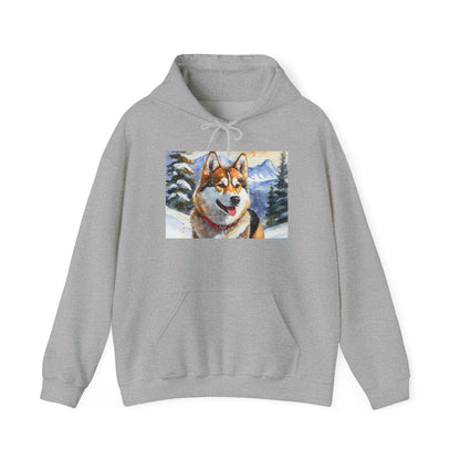 Chinook Sled Dog Unisex 50/50 Hooded Sweatshirt