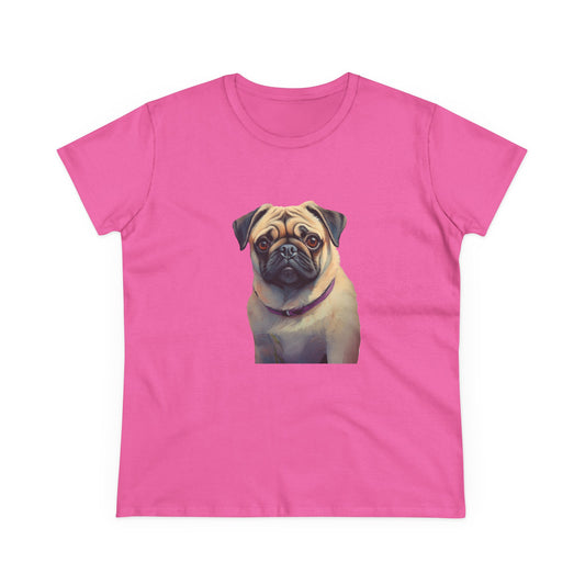Pug Women's Midweight Cotton Tee